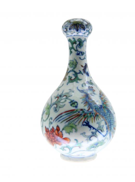 Pottery can be shaped into many forms and either painted or glazed.