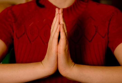 Votive candles are often lit in prayer.