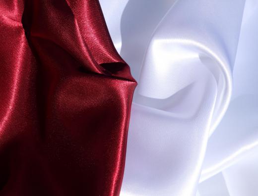 Satin is a popular fabric choice for balloon curtains.