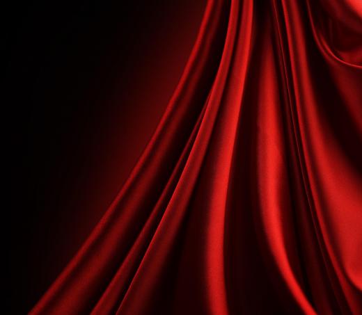 Voile curtains may be made out of silk.