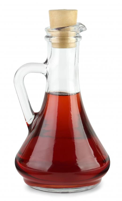 Red wine vinegar, which can attract fruit flies into a trap.