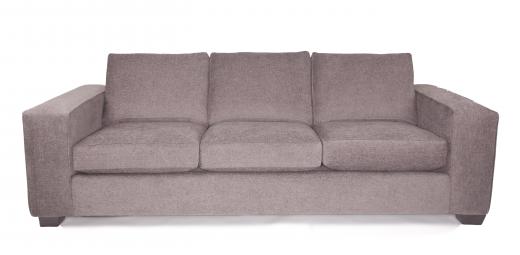 An old sofa can be reupholstered to make it look new again.