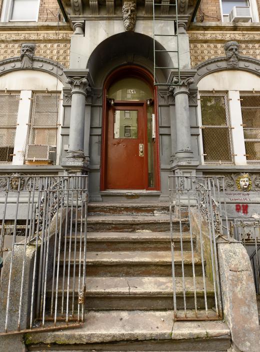 A stoop in New York City.