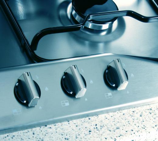 Be sure the gas supply to the stove is shut off before beginning.