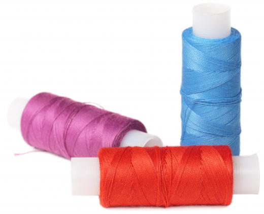 Thread used for making satin.