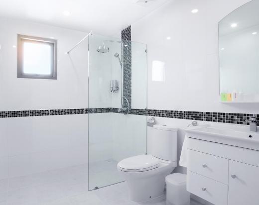 Handicap accessible walk-in showers are easier to move in and out of than standard showers.