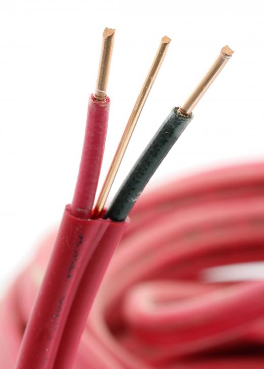 In addition to a hot and neutral, most wiring also has a ground wire.