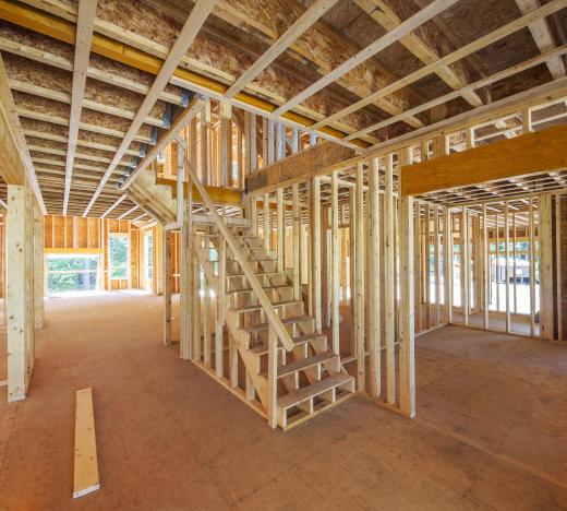 One of the most popular cuts of lumber for home building is the two-by-four, which actually measures 1.5 inches high by 3.5 inches wide.