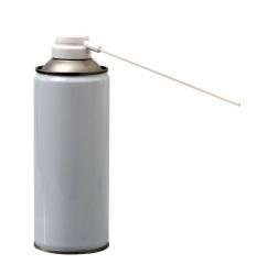 Spraying a lubricant onto hinges can eliminate squeaking.